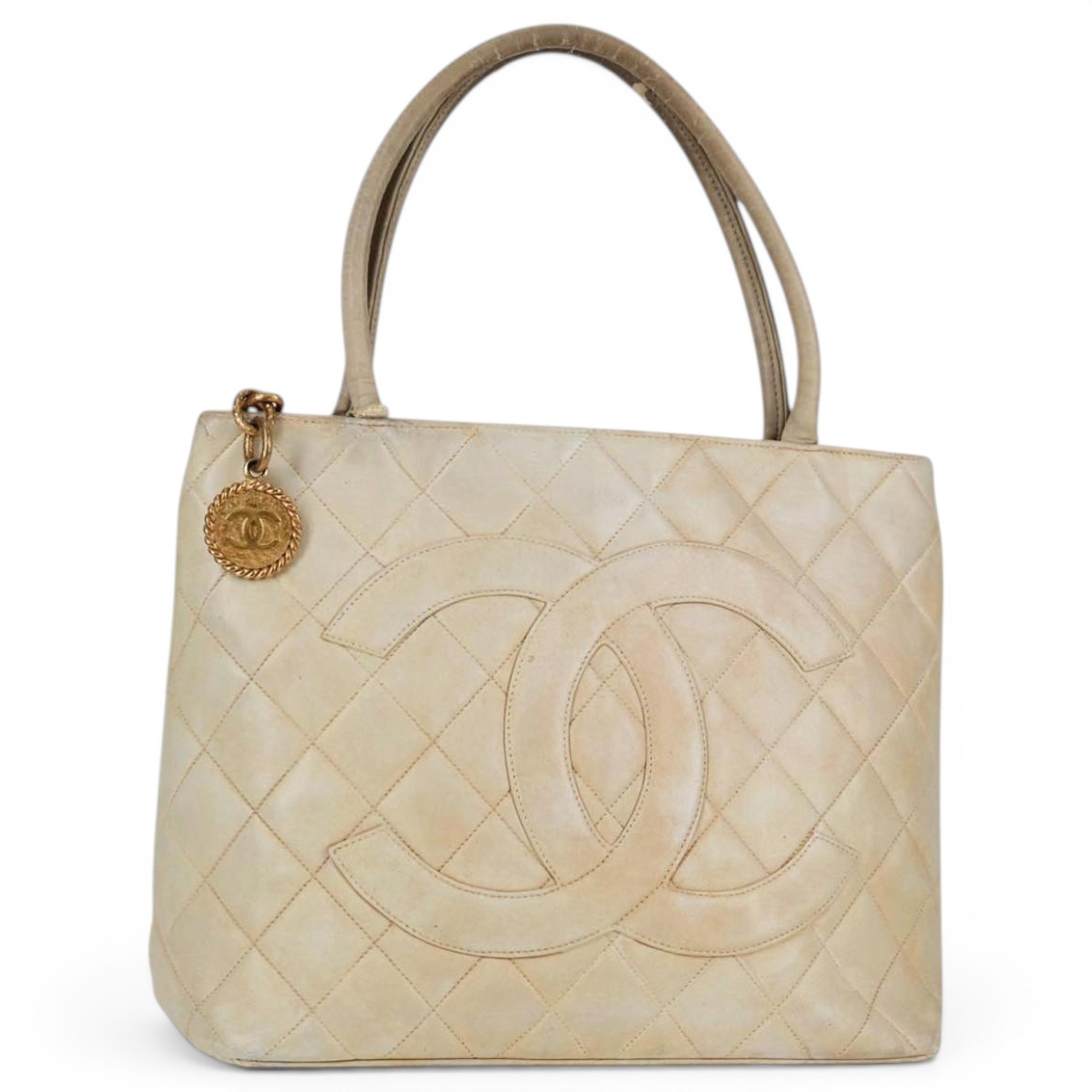 Leather tote