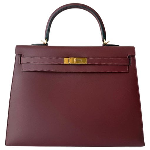 Hermes Kelly 35 leather handbag
