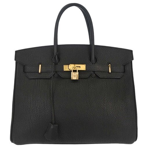 Birkin 35 pony-style calfskin handbag