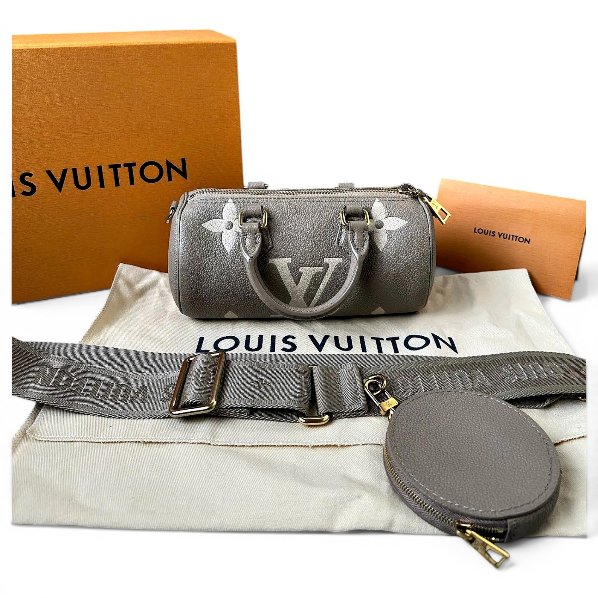Papillon BB leather crossbody bag