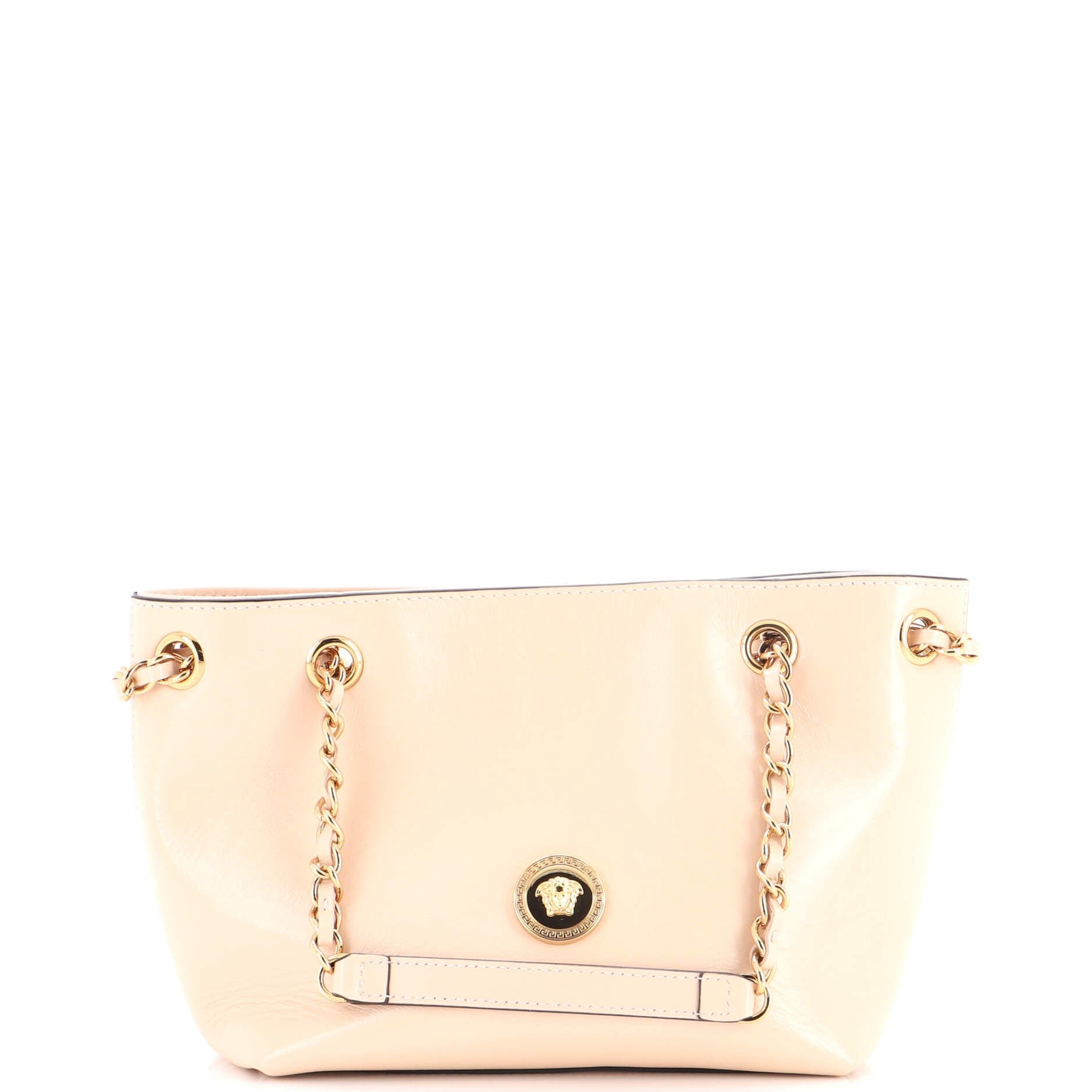 Medusa Icon Chain Tote Leather Mini