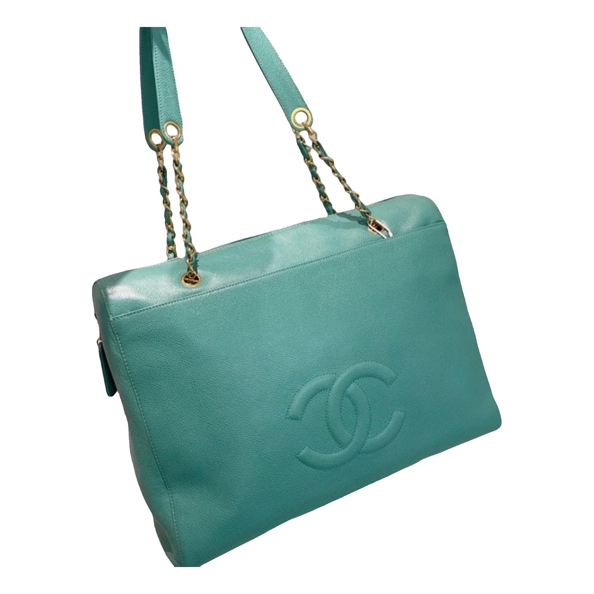 Grand shopping leather tote