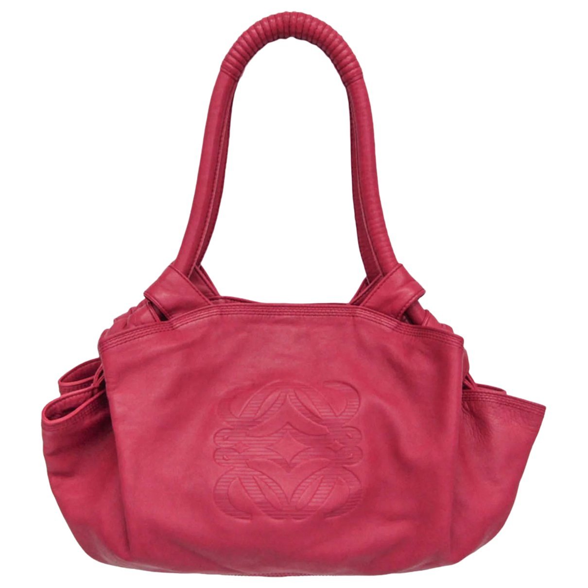 Anagram leather handbag