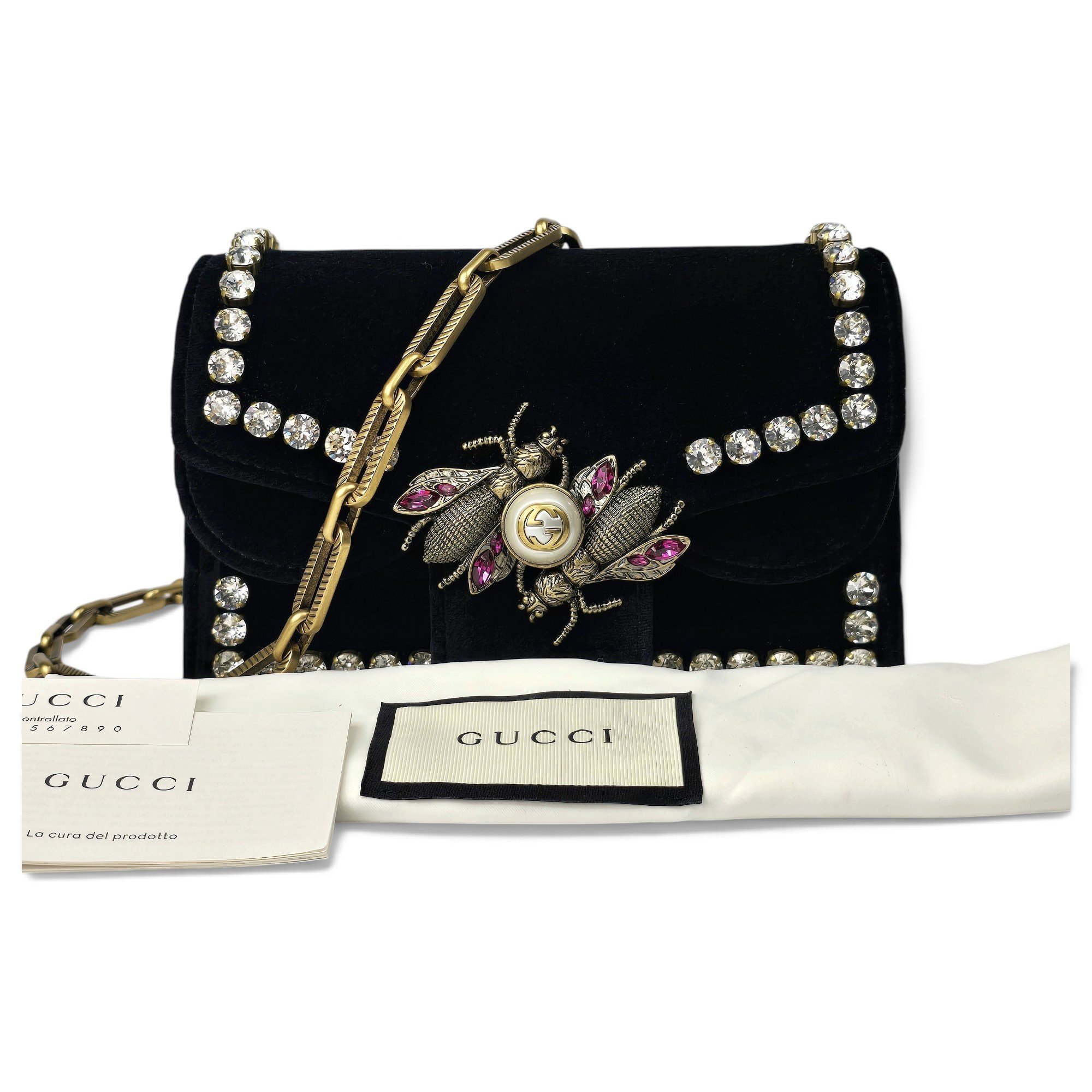 Broadway velvet handbag