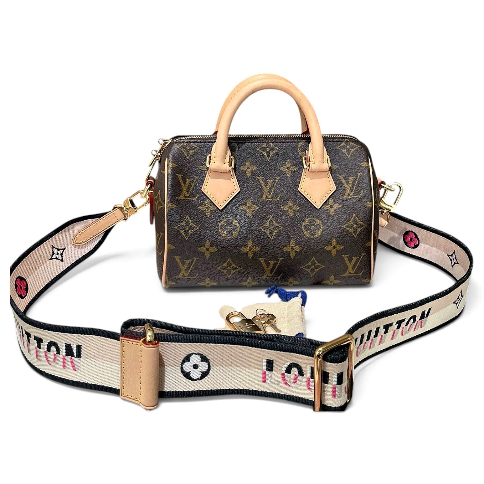 Speedy Bandoulière leather handbag