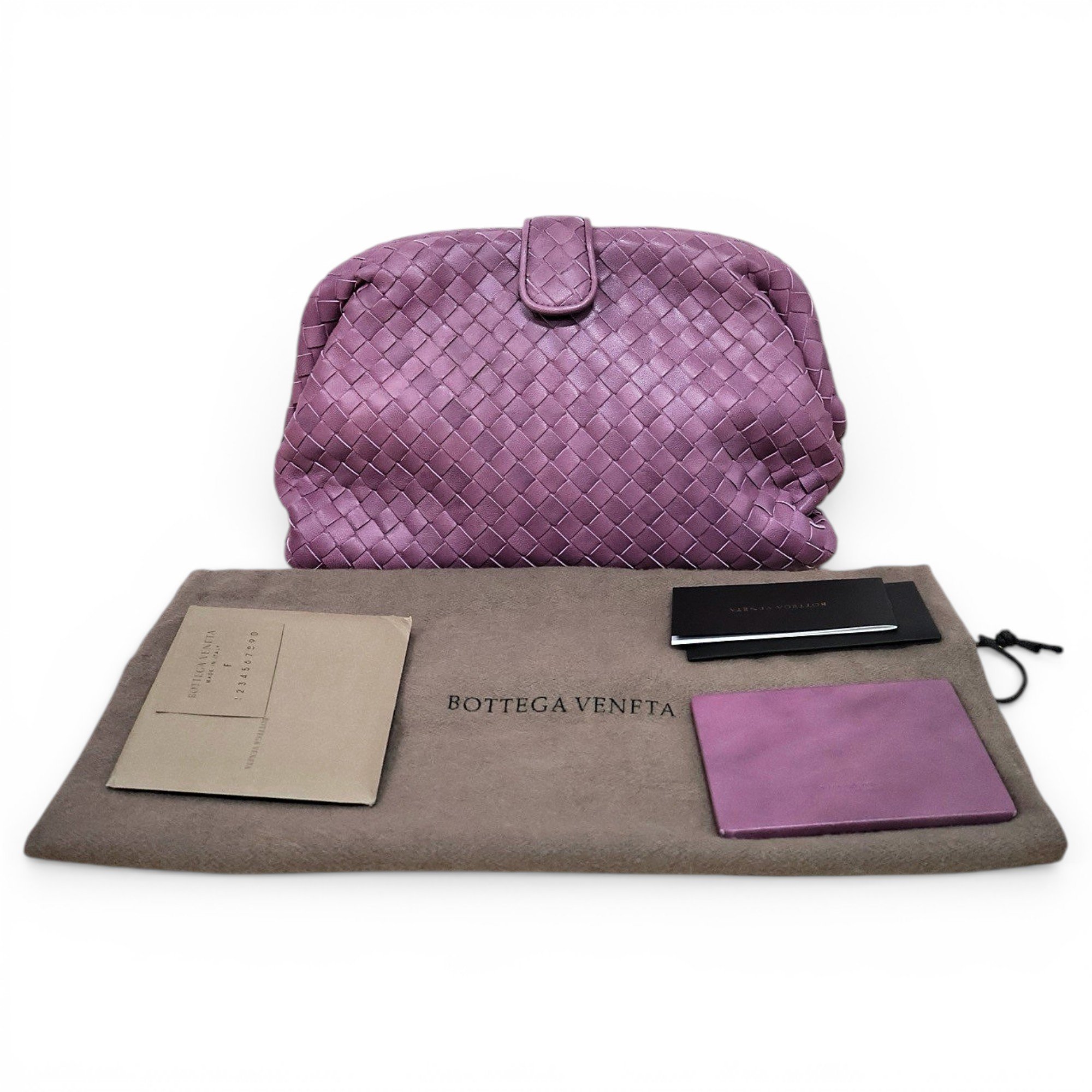 Lauren 1980 leather clutch bag