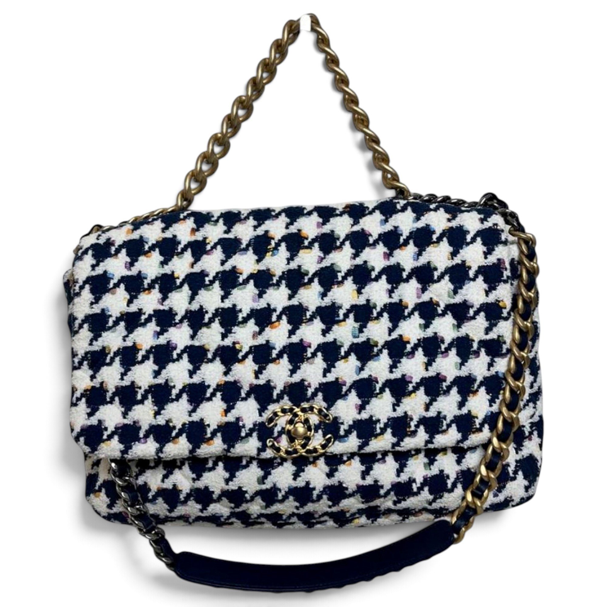 Chanel 19 tweed handbag