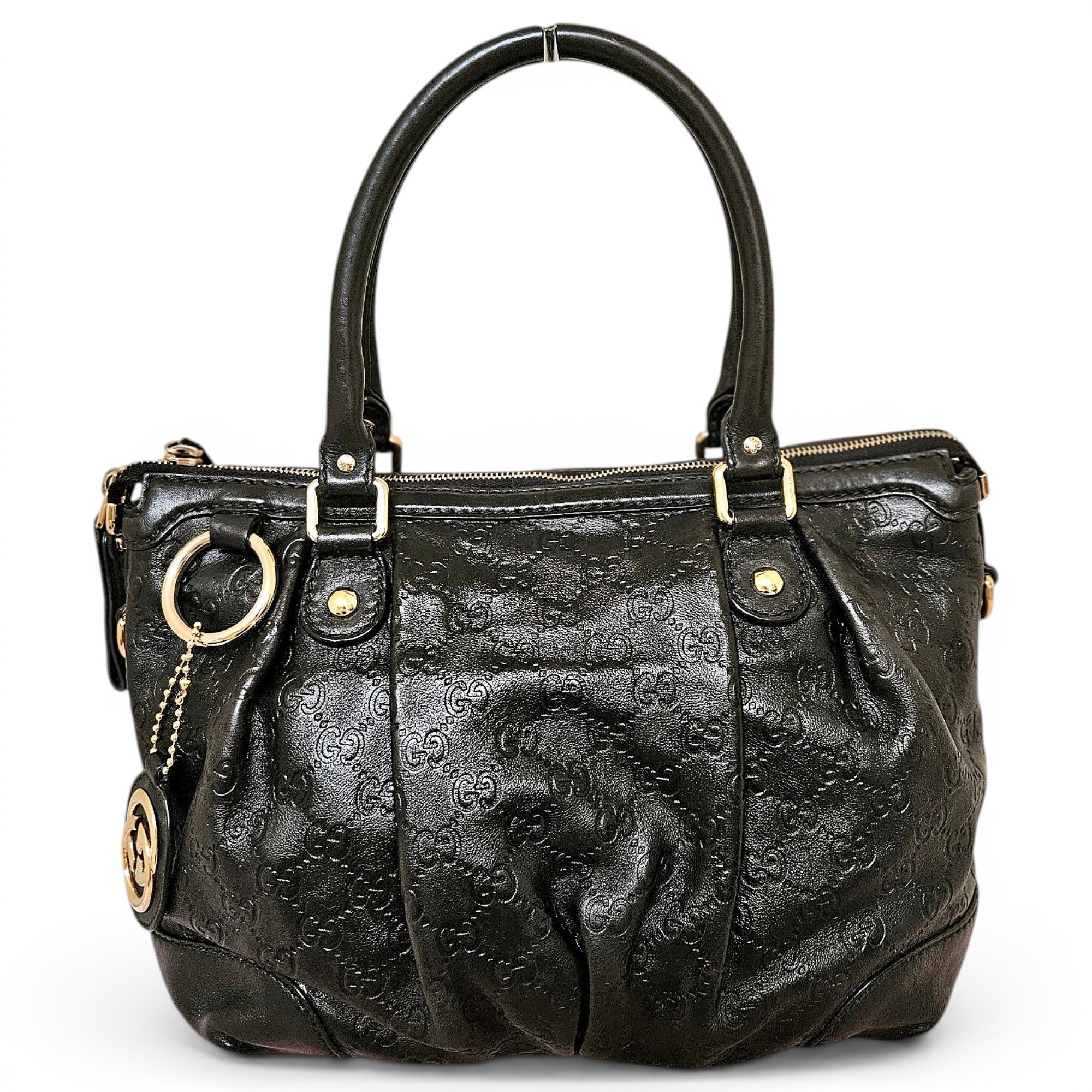 Leather satchel
