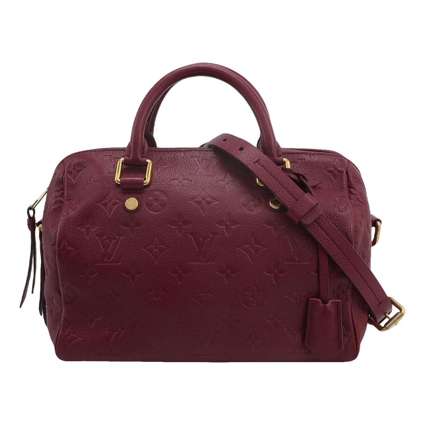 Speedy leather handbag