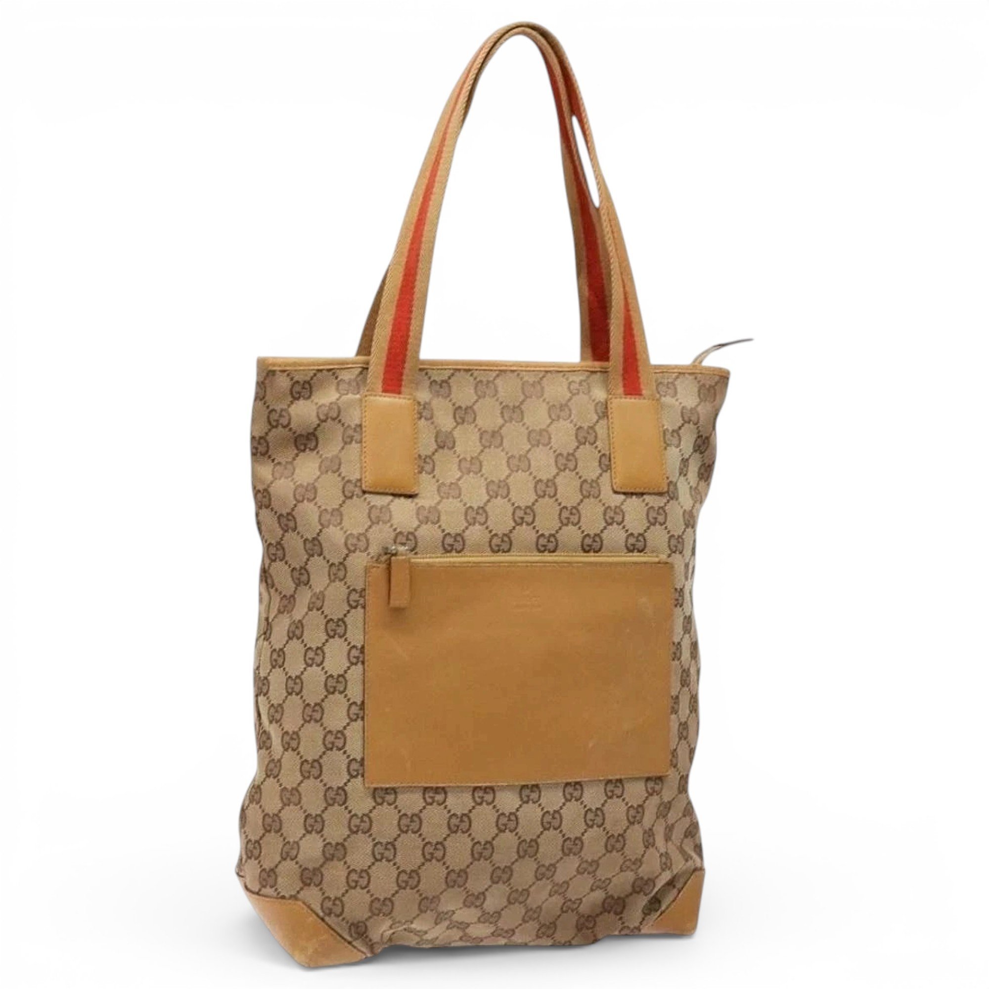 Leather tote