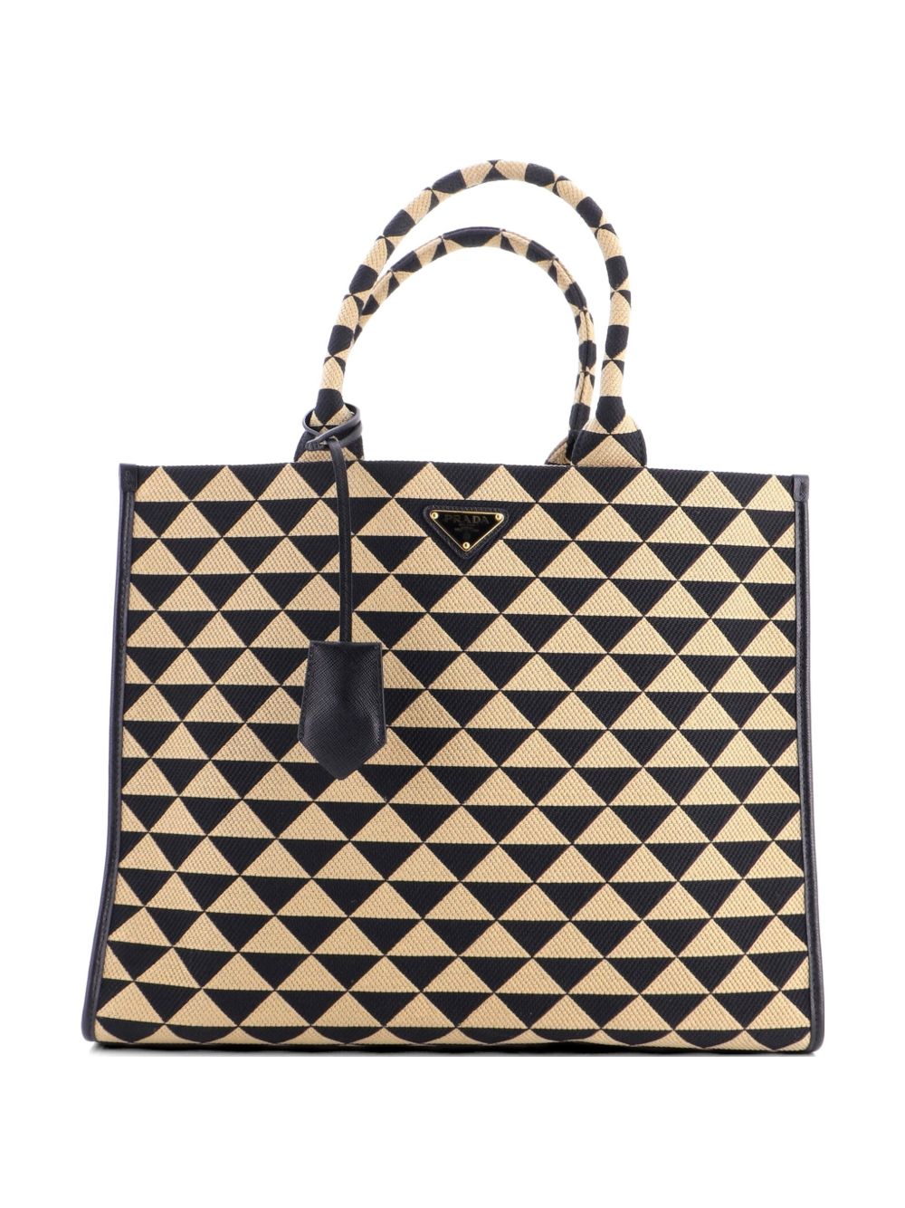 Symbole Shopper Jacquard Large tote bag