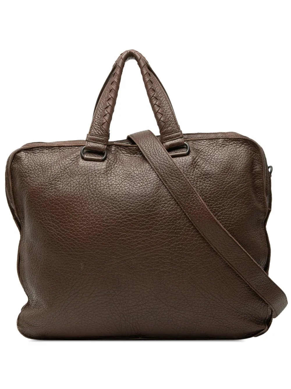 Bottega Veneta 2012-2026 Intrecciato Trimmed Cervo business bag