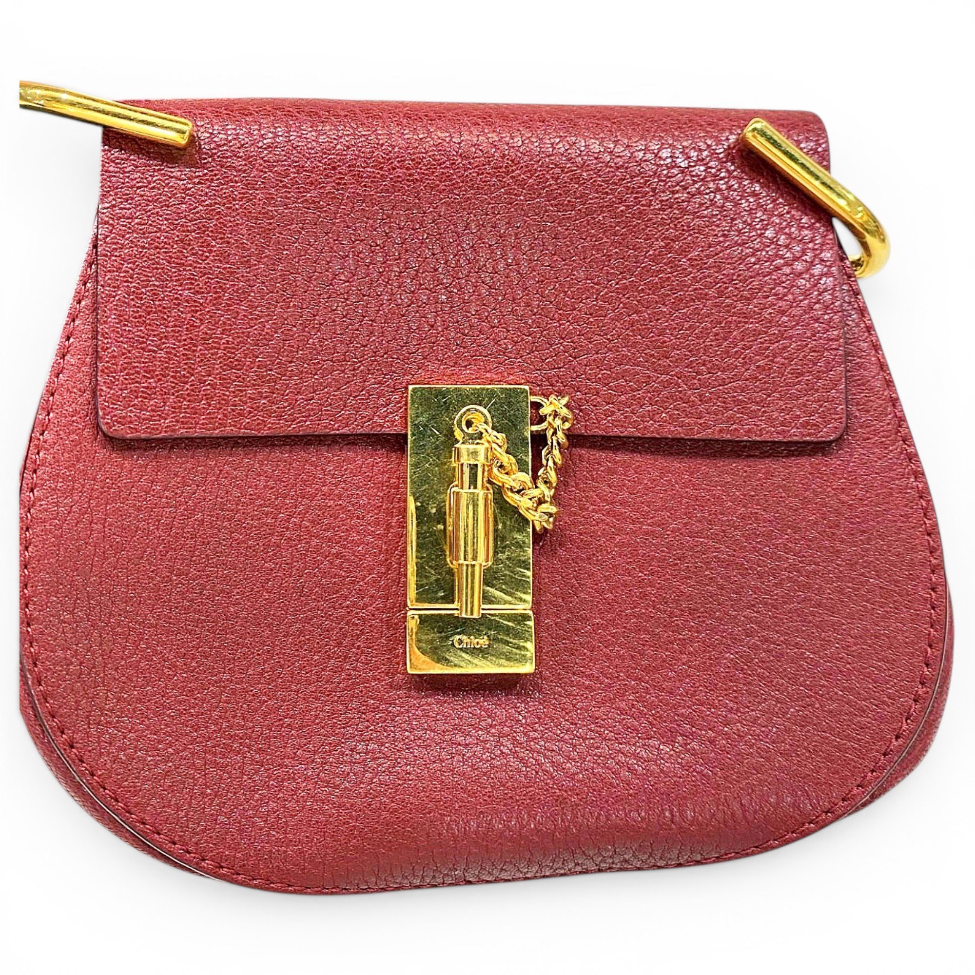 Drew leather crossbody bag