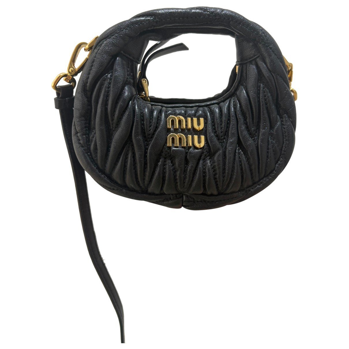 Miu Wander leather handbag
