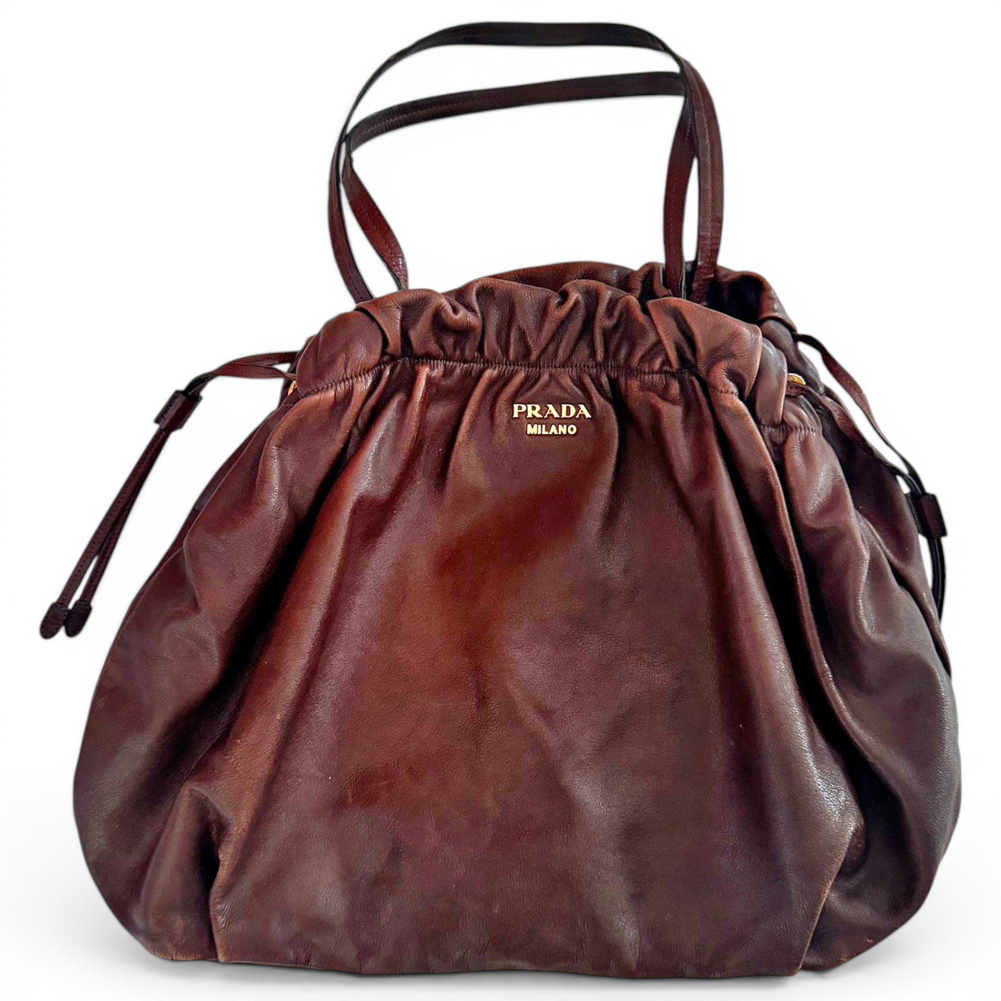 Leather handbag