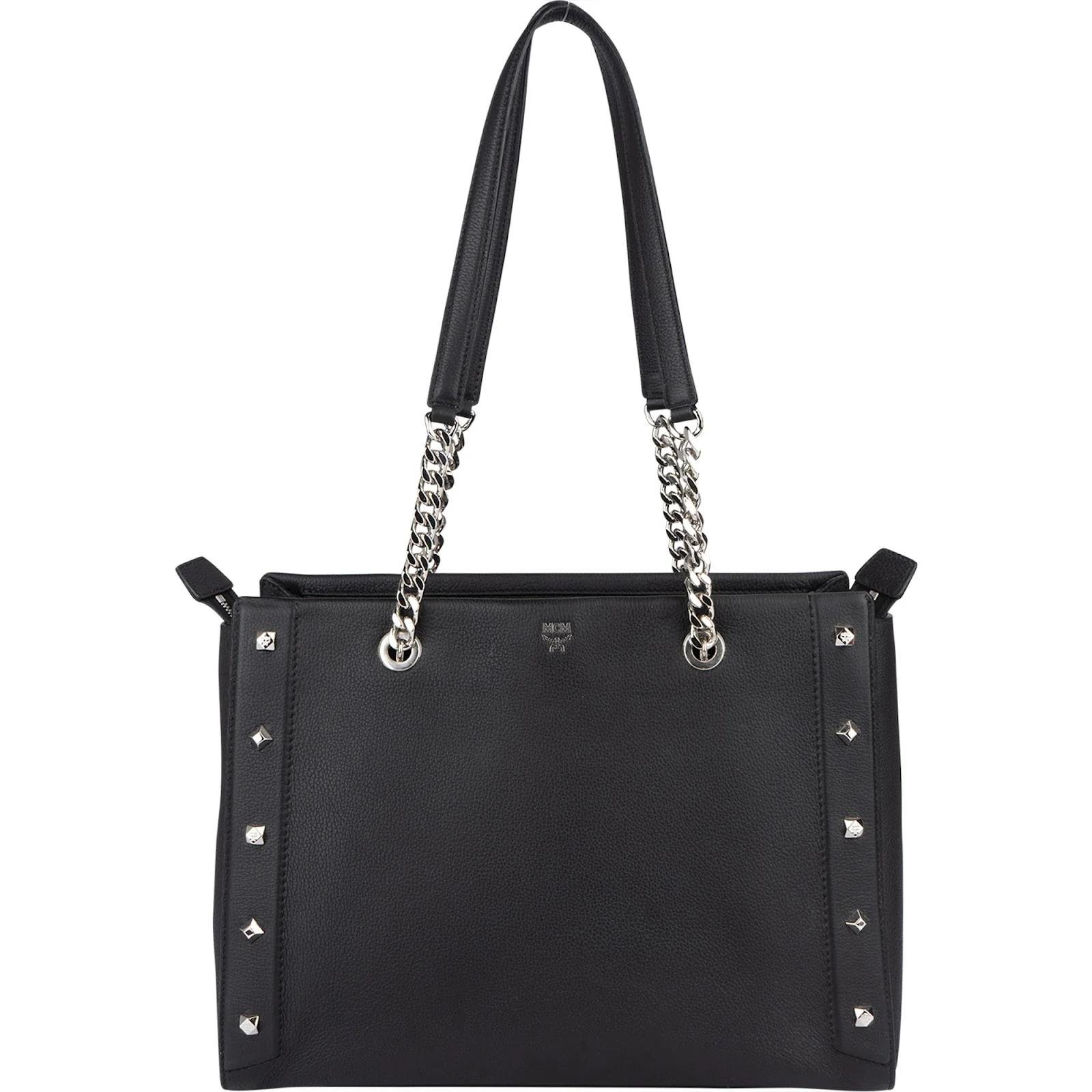 Boston leather handbag