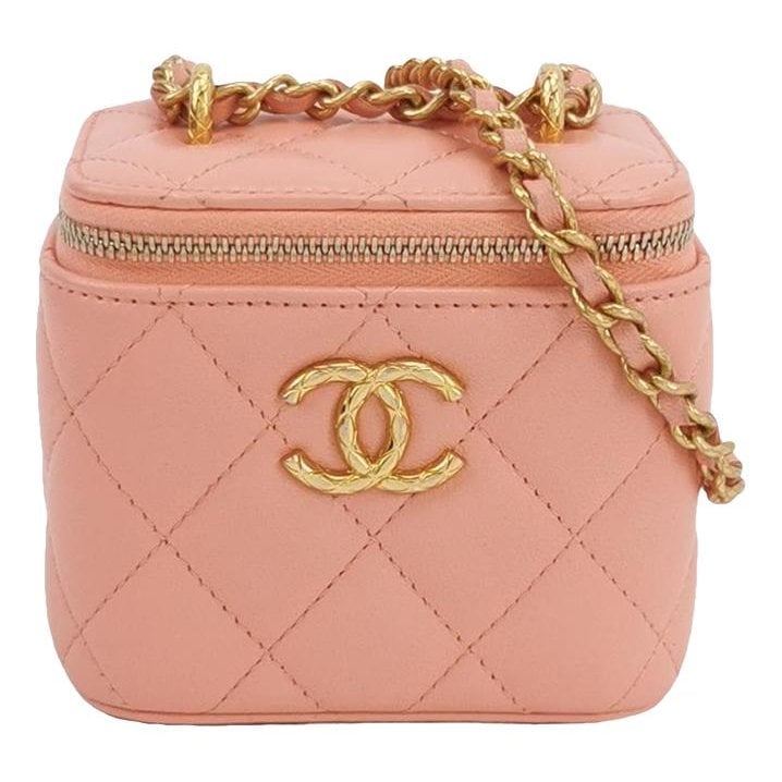 Trendy CC Vanity leather handbag