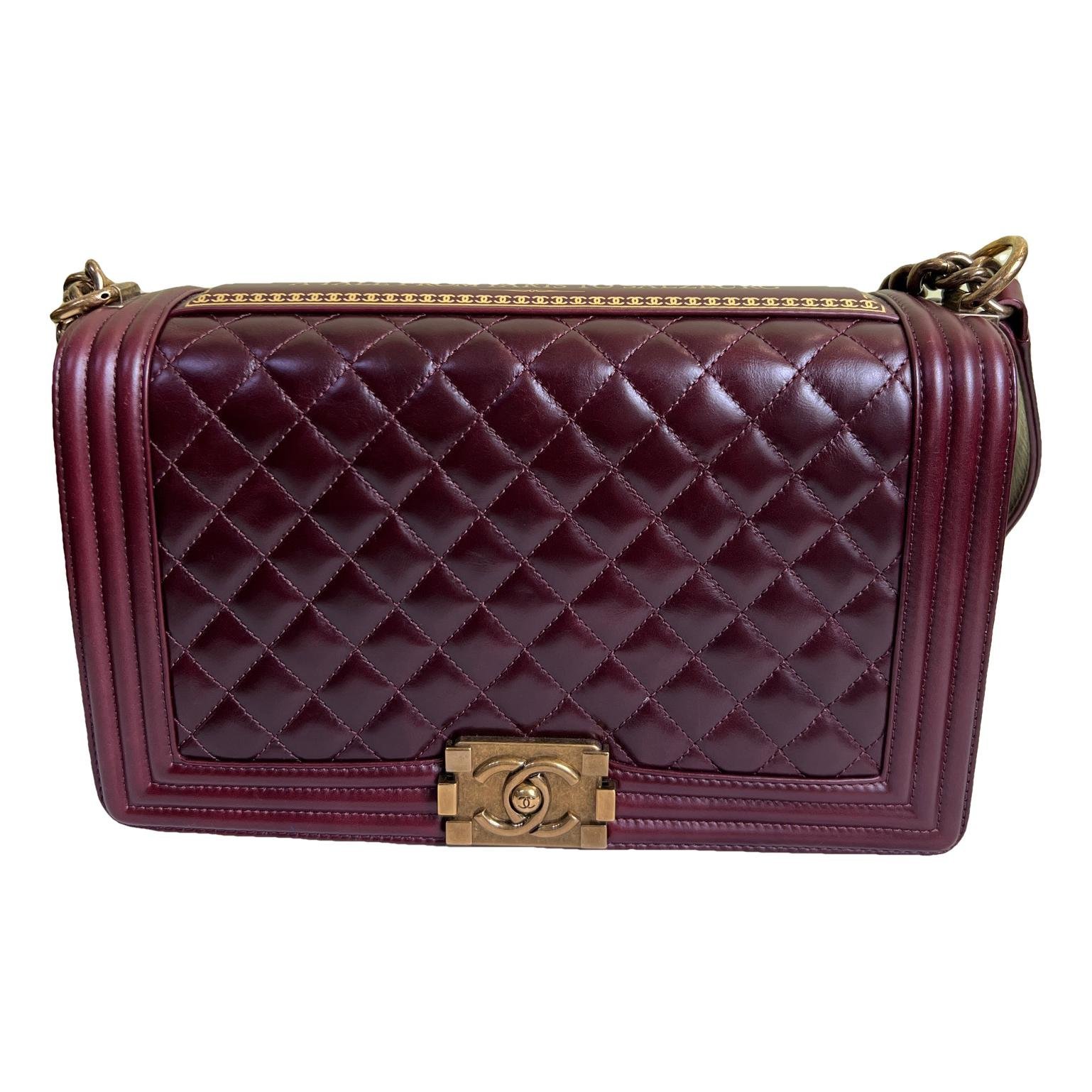 Boy leather crossbody bag