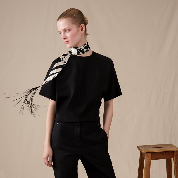 Bouquet Final Leather Fringe Twilly