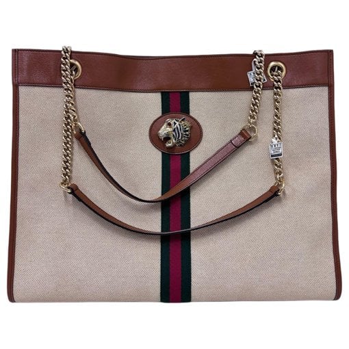 Rajah leather tote