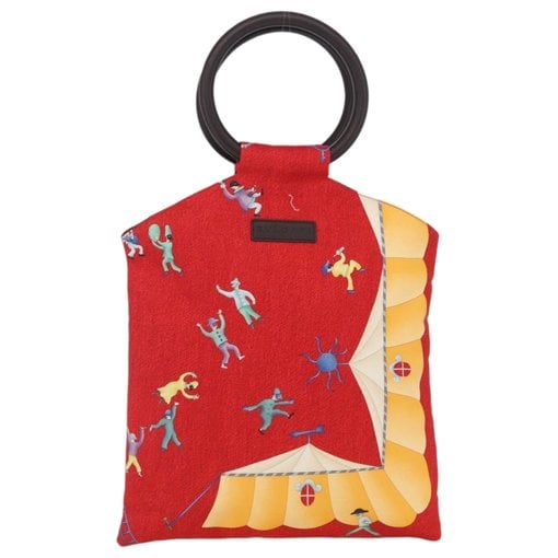 Silk handbag