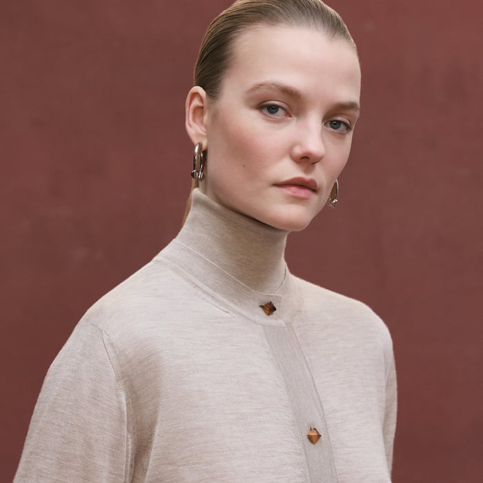 Beige Glaise Light Cardigan