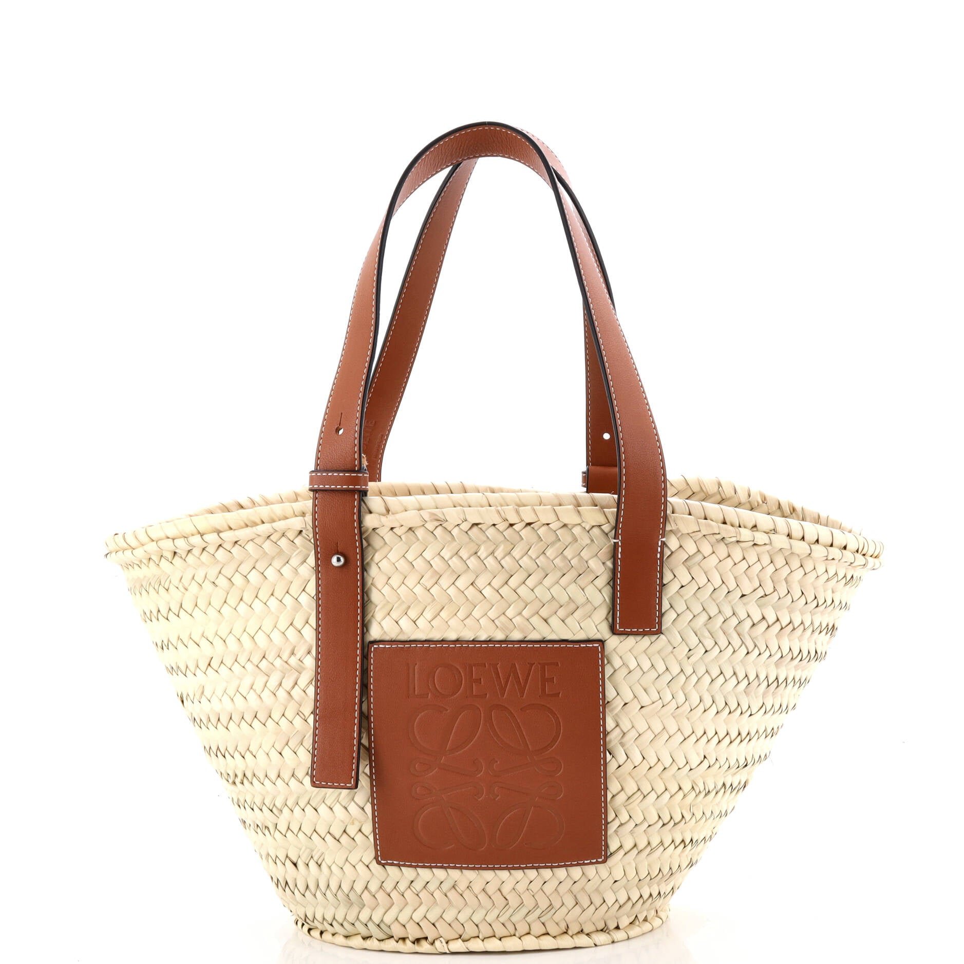 Loewe Basket Tote Raffia Medium