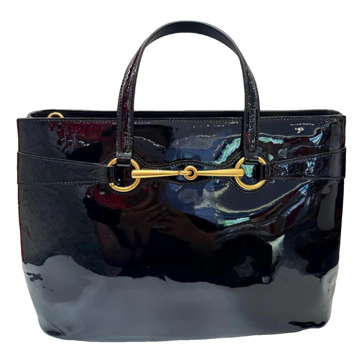 Patent leather crossbody bag