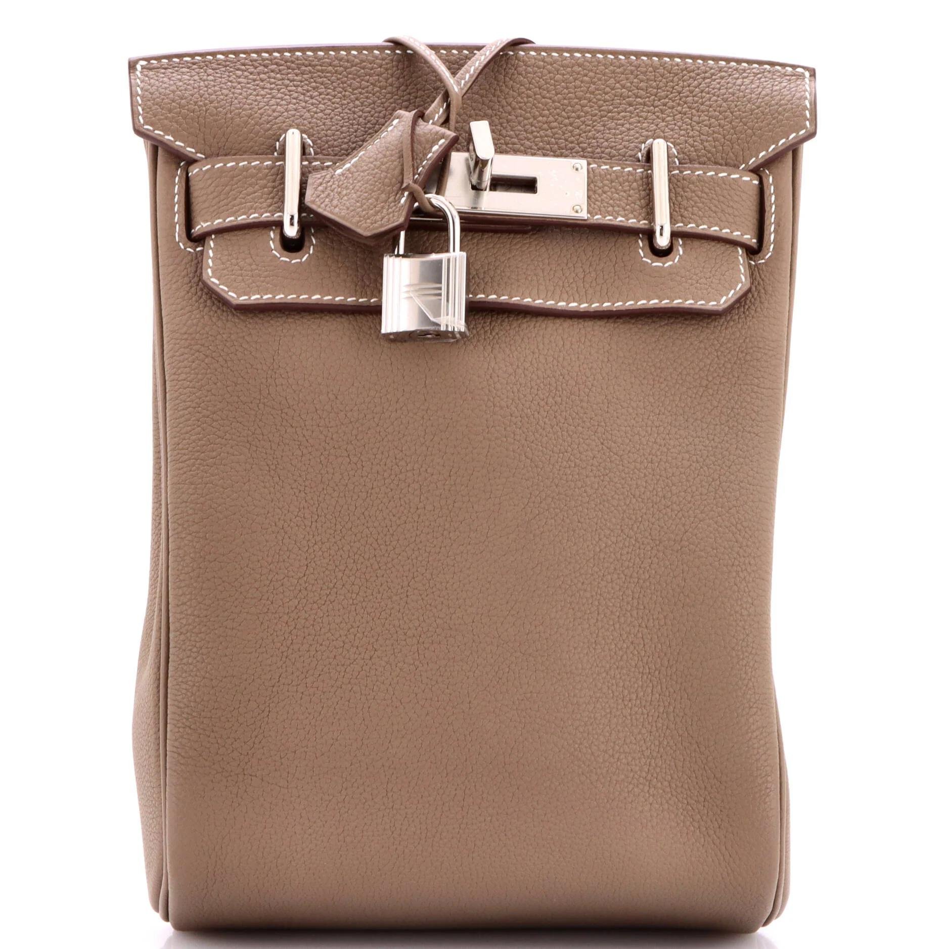 Hermes Hac A Dos Pm Handbag Togo Leather 2024
