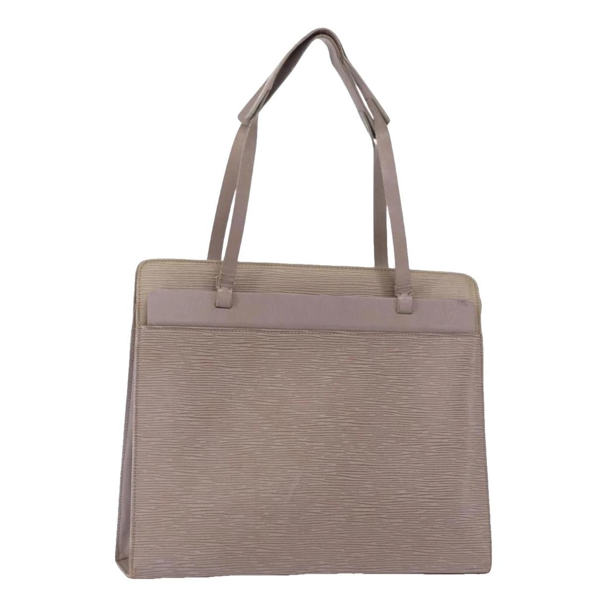 Leather tote