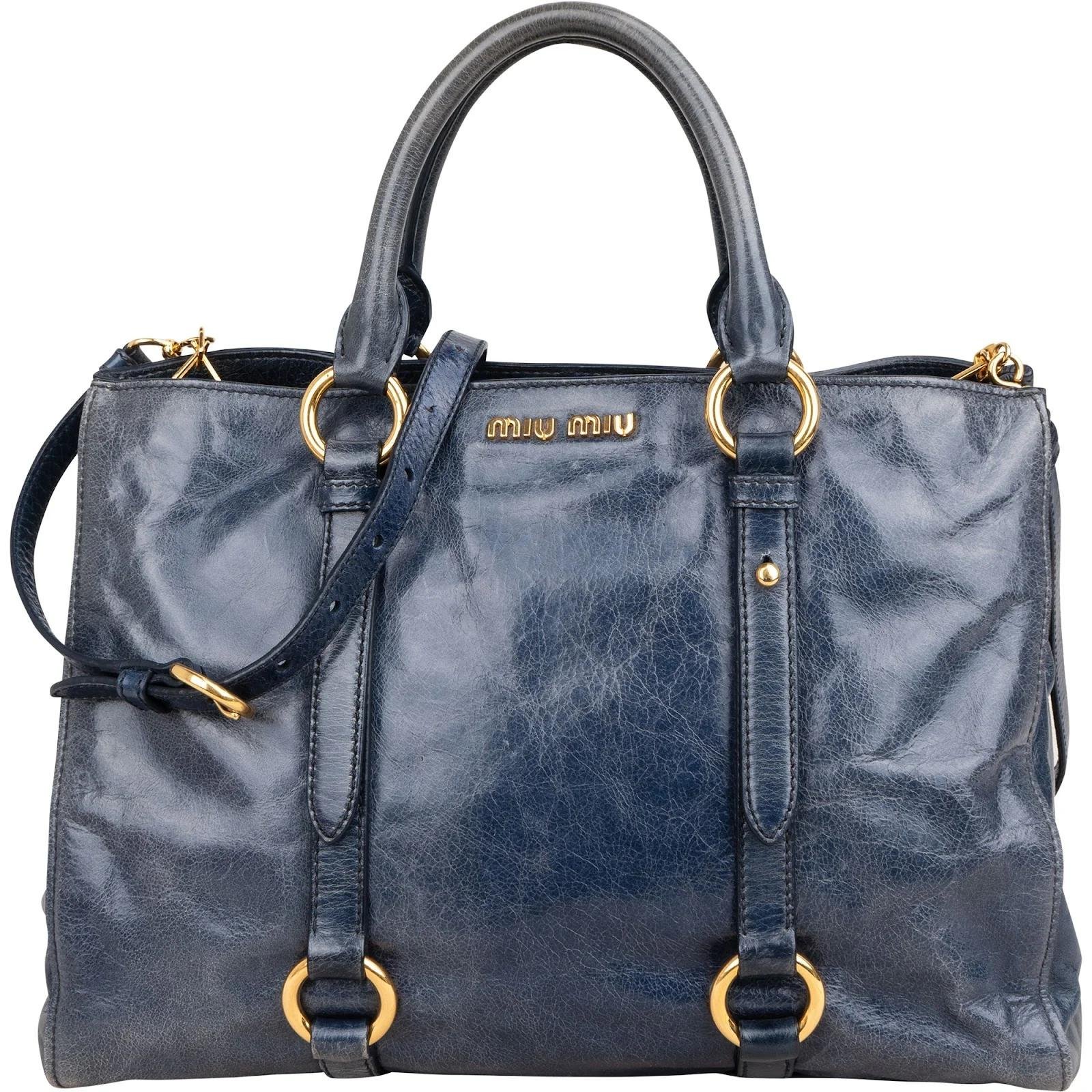 Vitello leather tote