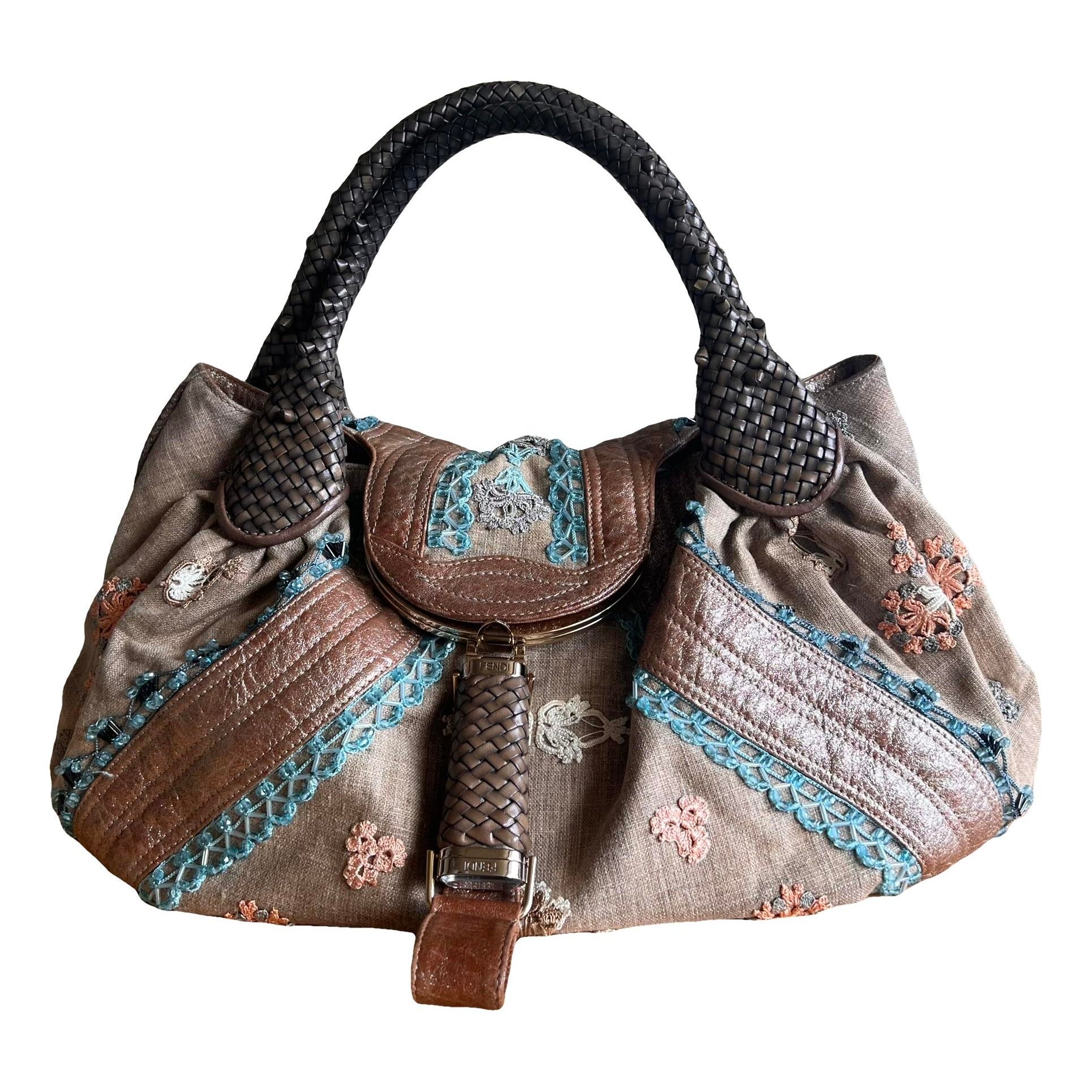Spy leather handbag