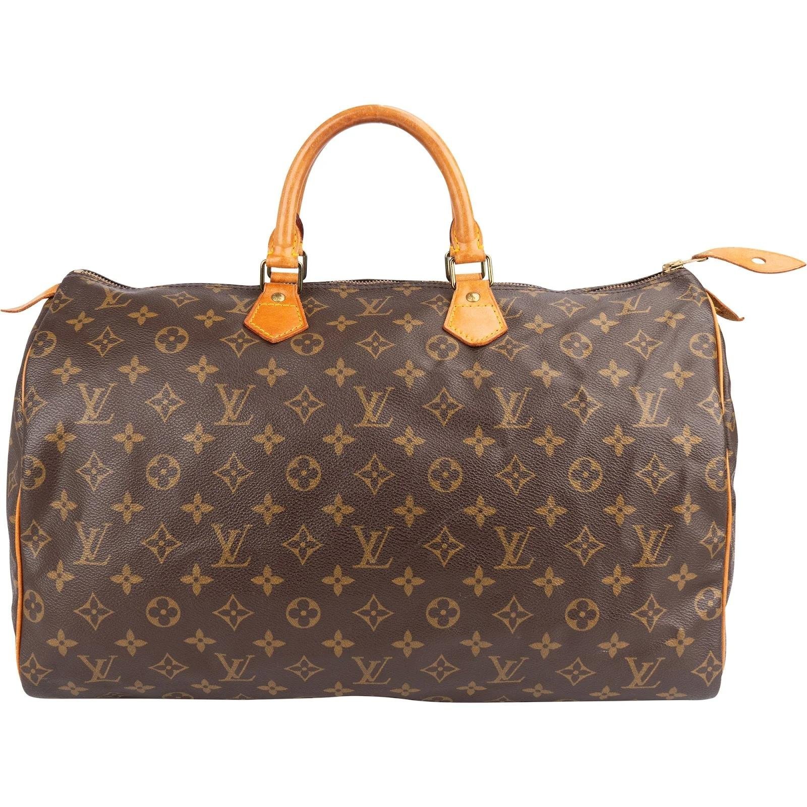 Speedy leather handbag