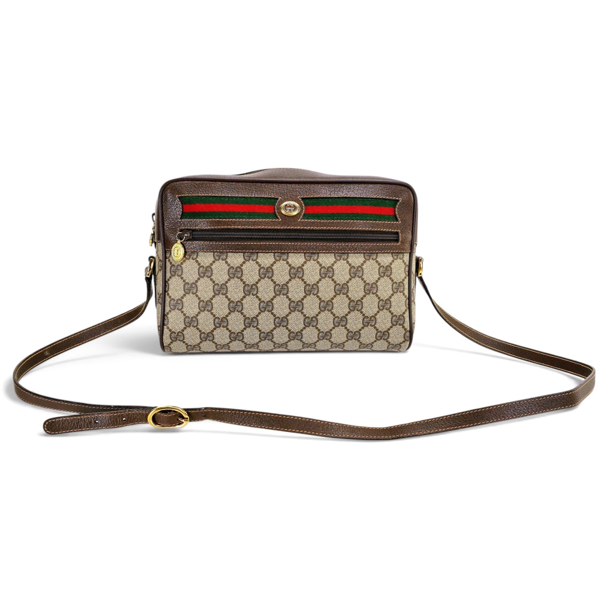 Ophidia leather crossbody bag