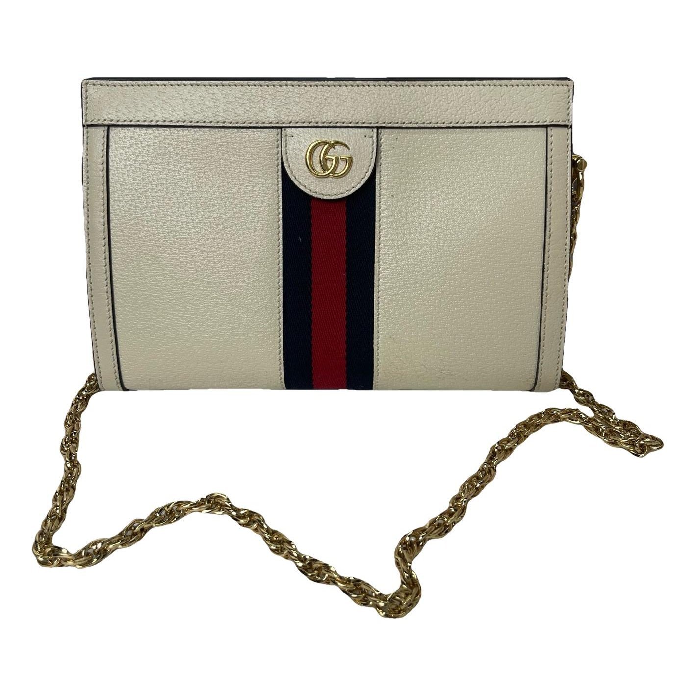 Ophidia Chain leather handbag