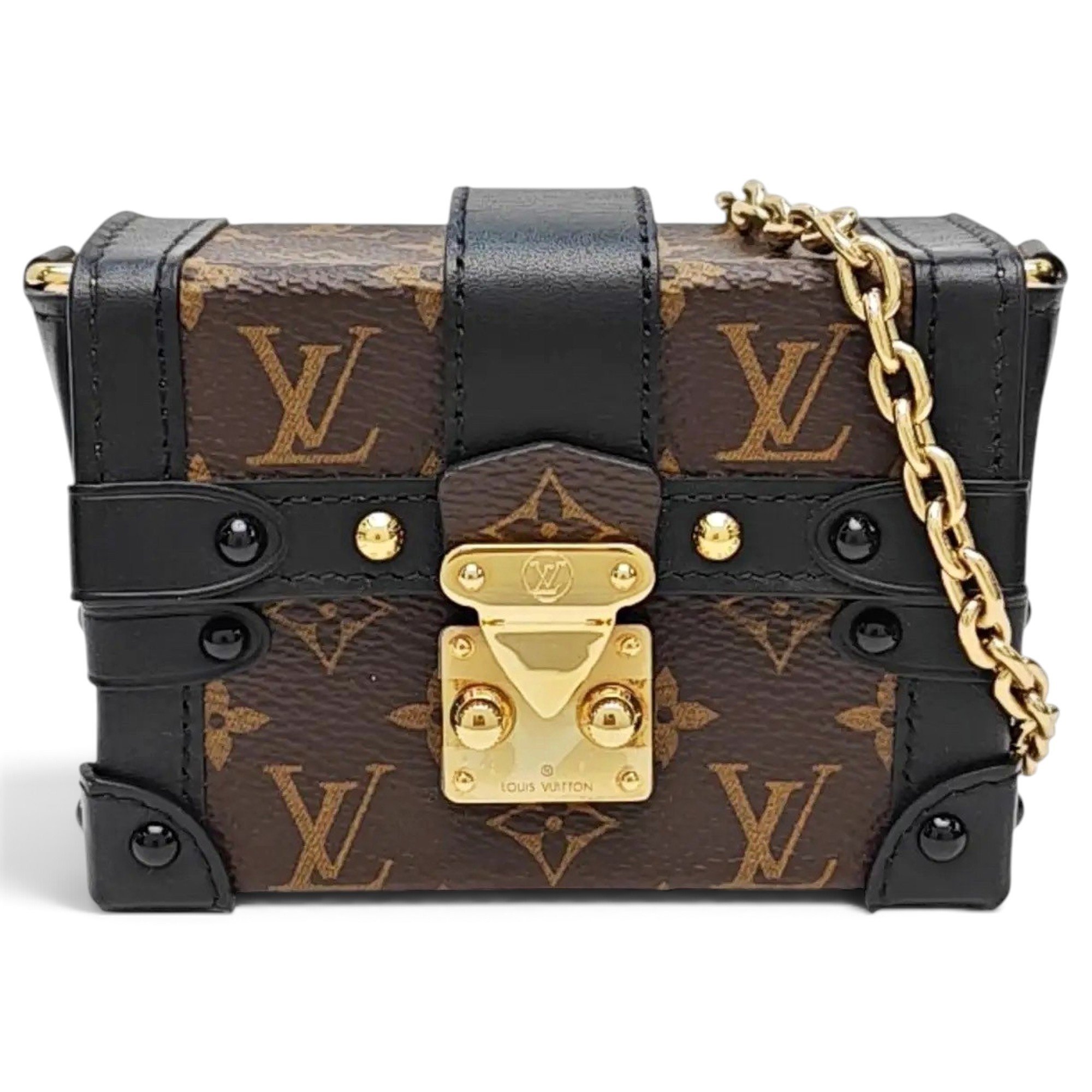 Petite Malle leather handbag