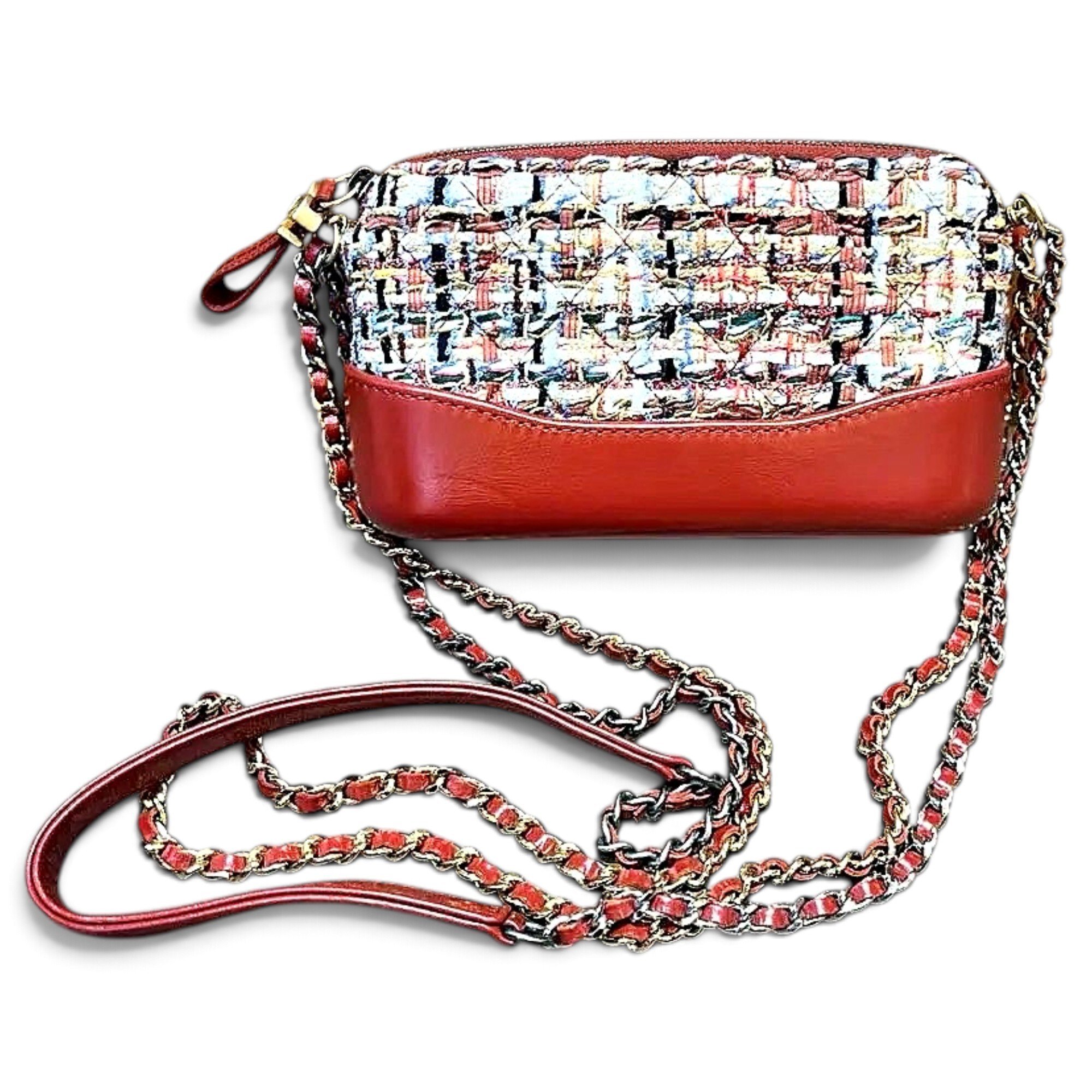 Gabrielle tweed crossbody bag