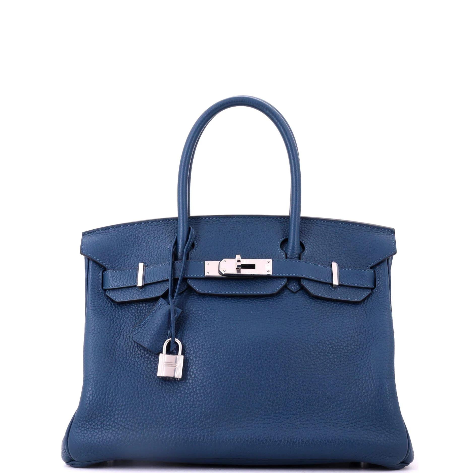 Birkin 30 leather handbag