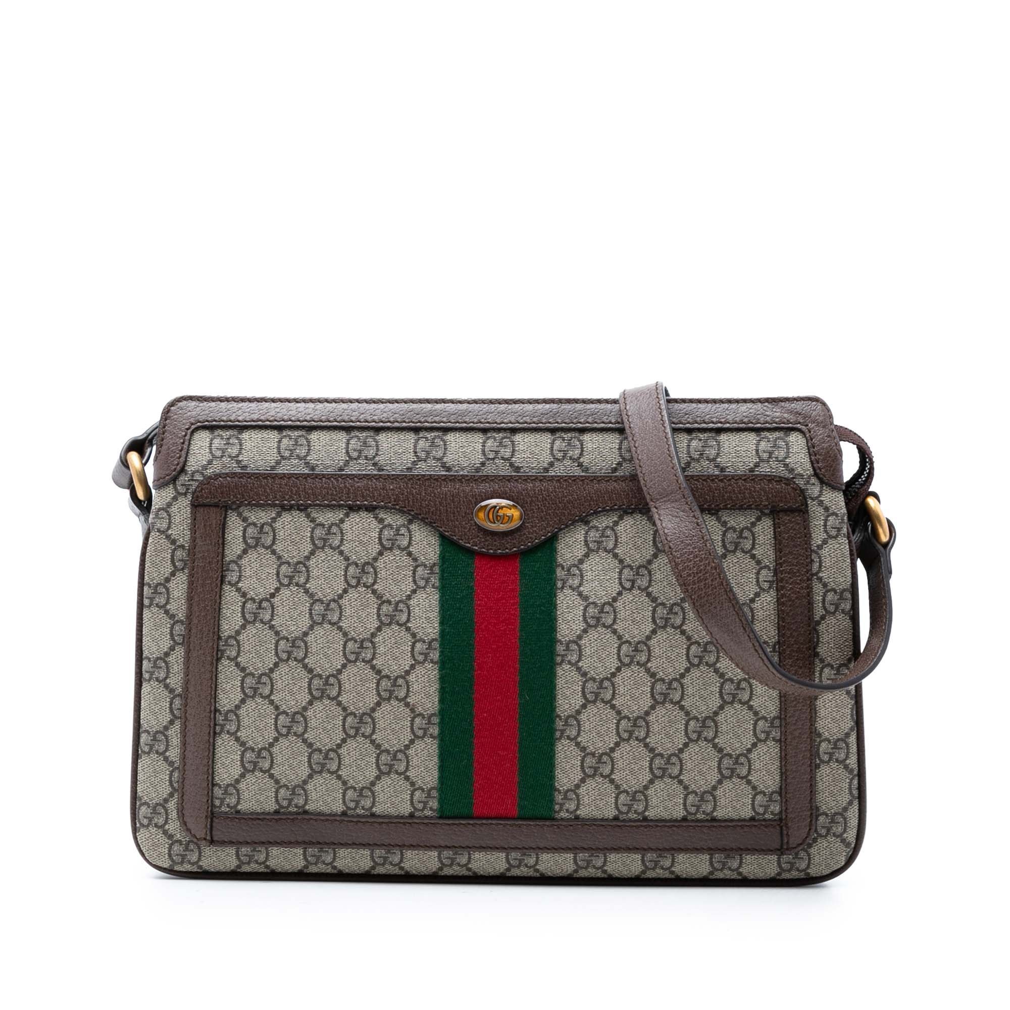 Ophidia leather crossbody bag