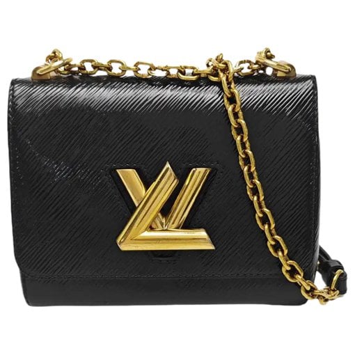 Twist leather crossbody bag