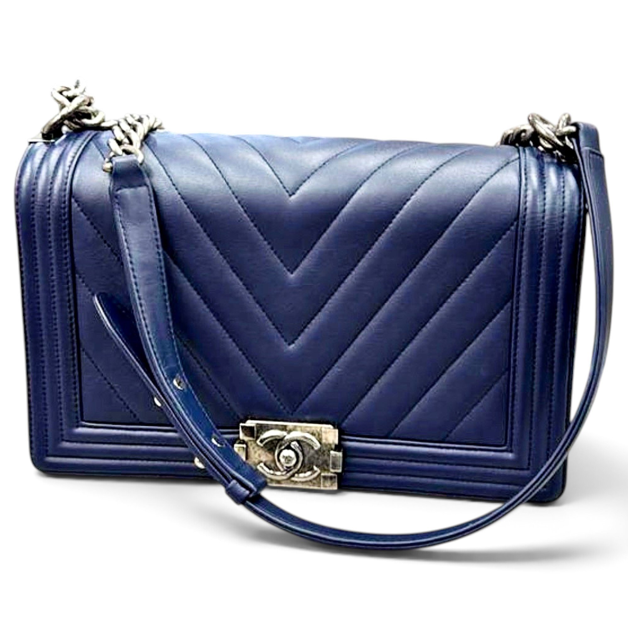 Boy leather crossbody bag