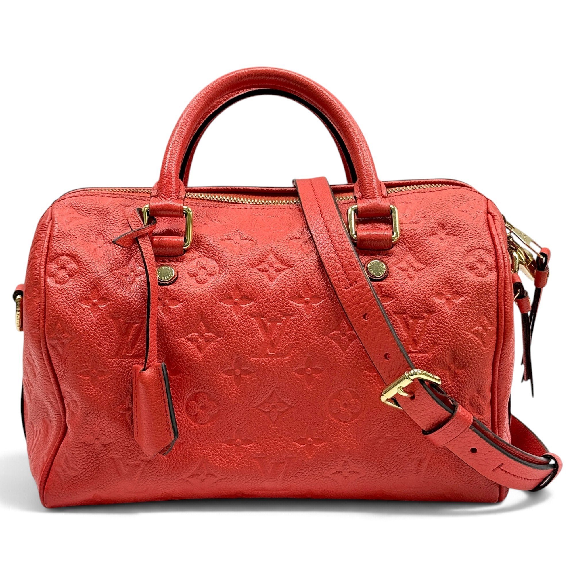 Speedy leather handbag