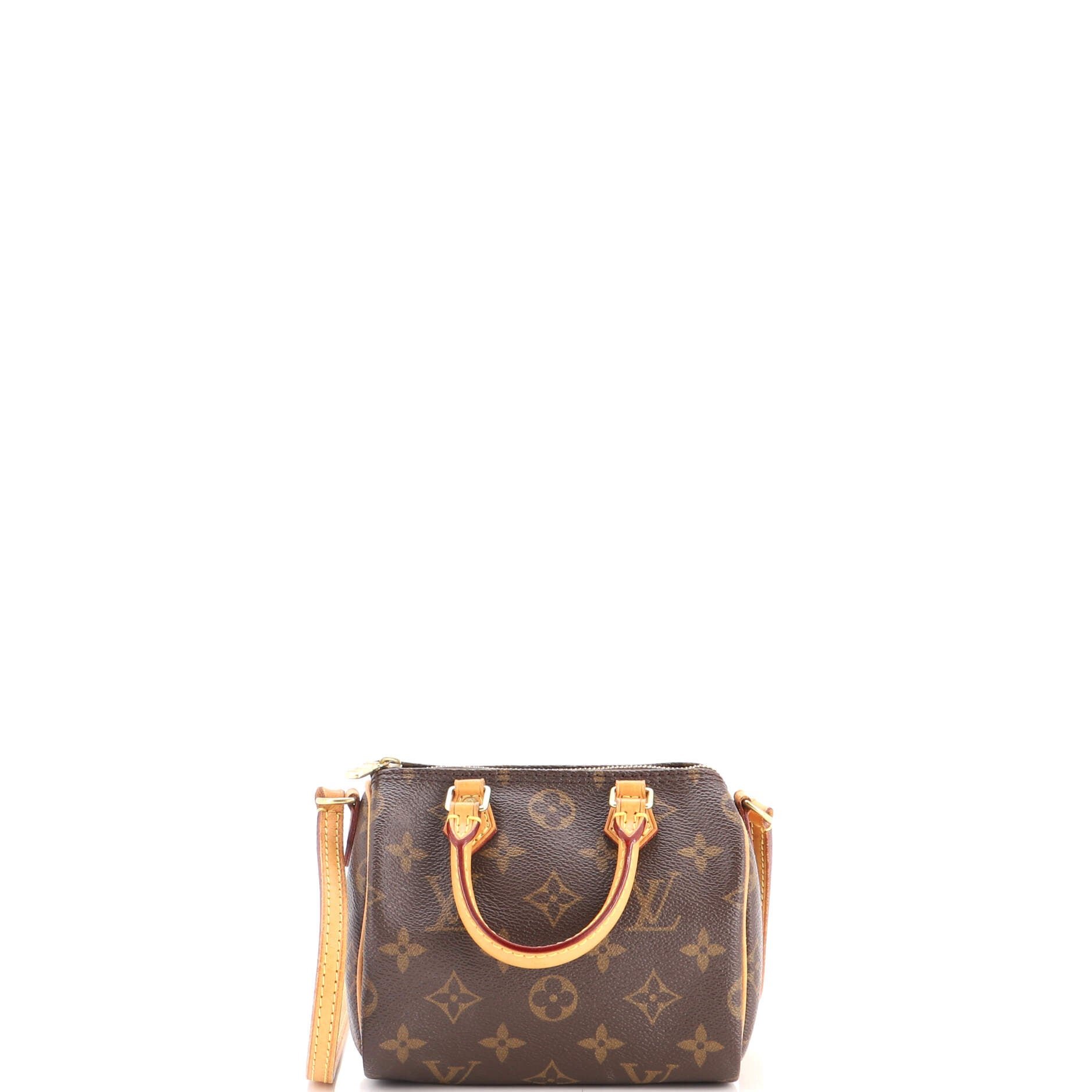 Speedy Bandouliere Bag Monogram Canvas Nano