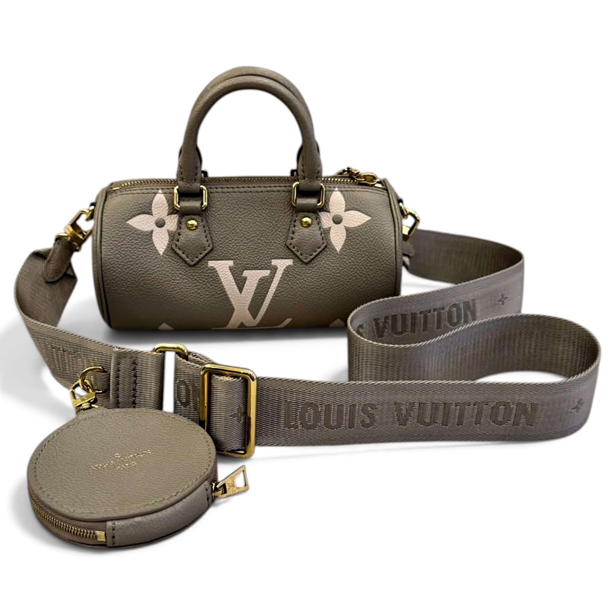 Papillon BB leather handbag