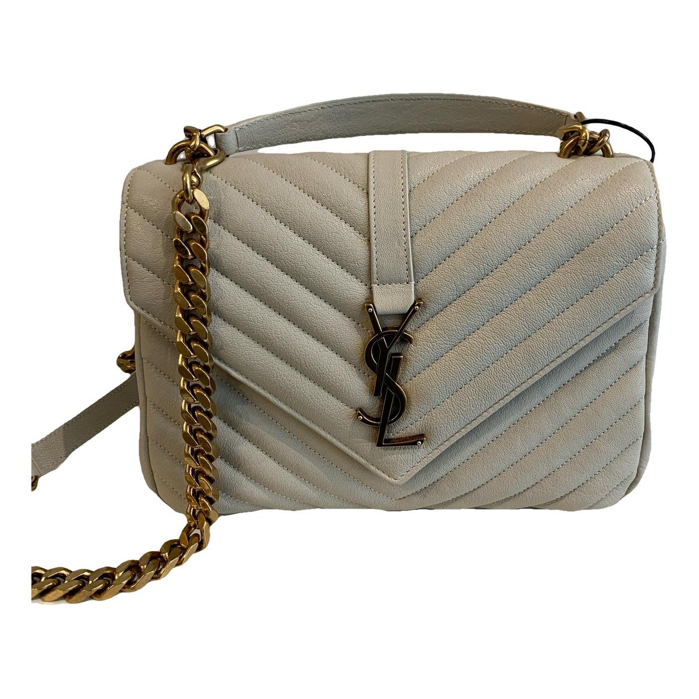 Collége monogramme leather handbag