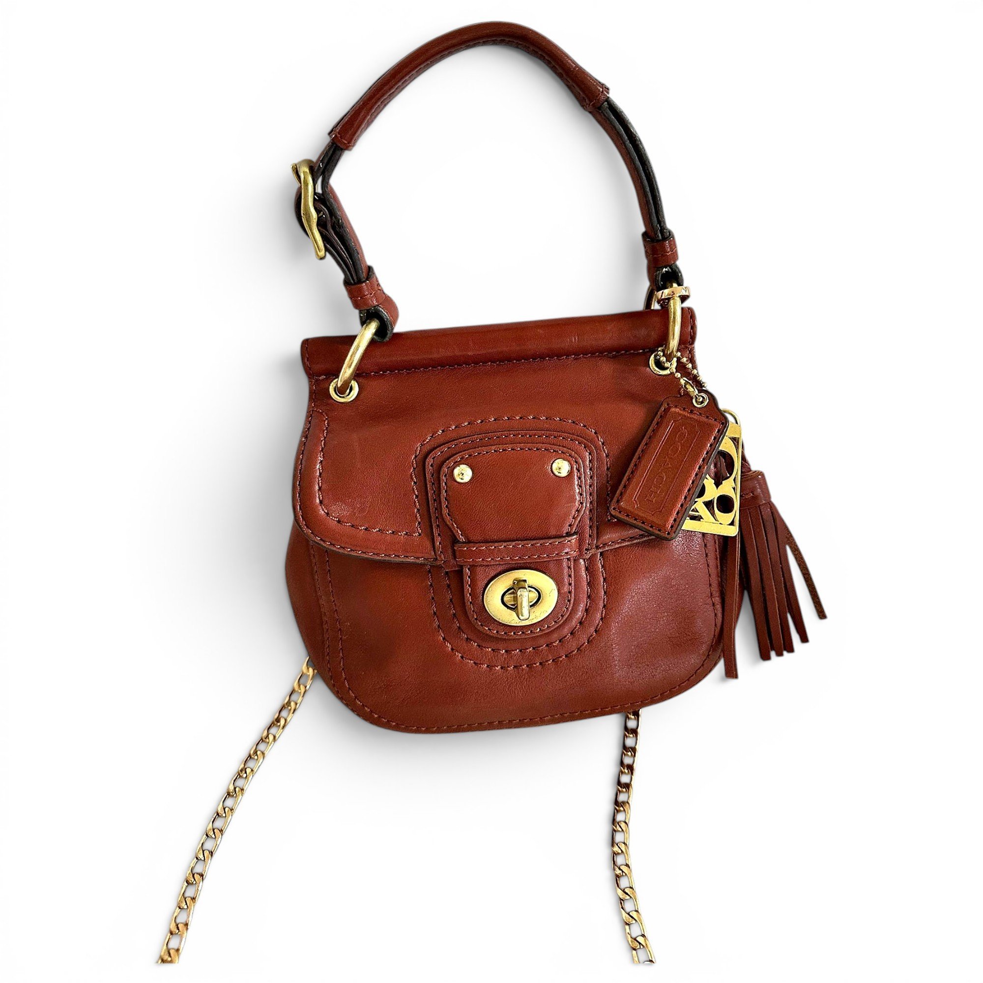 Leather crossbody bag