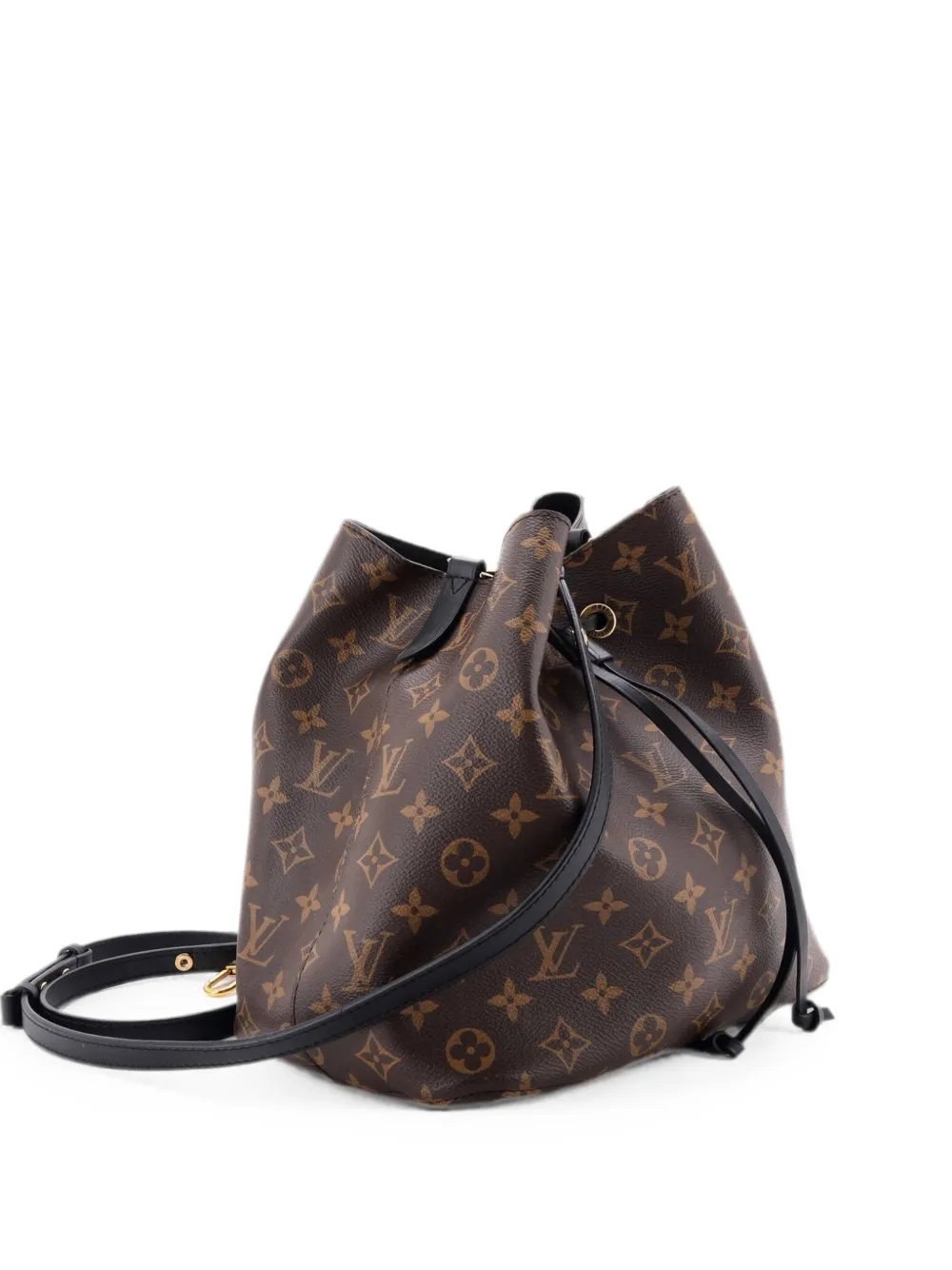 NeoNoe Handbag Monogram Canvas with Leather MM bucket bag