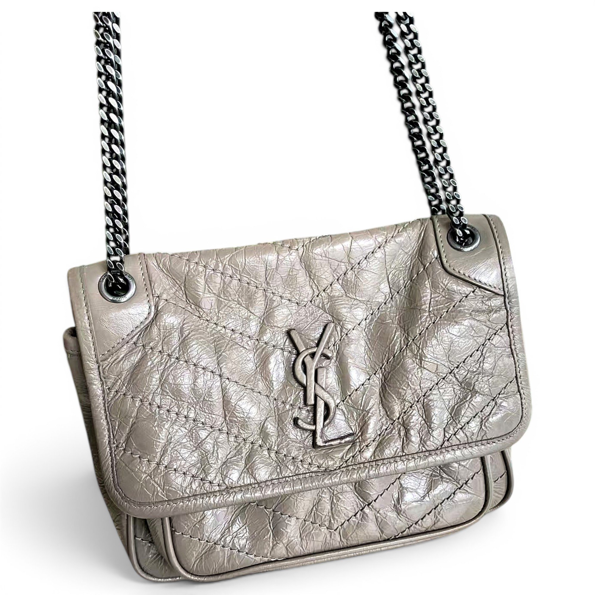 Niki leather crossbody bag