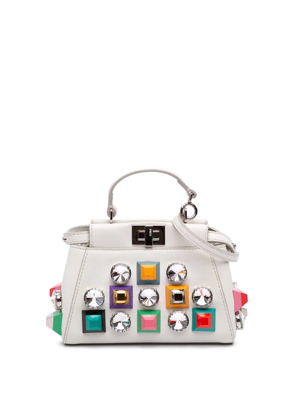 2010-2026 Micro Studded Calfskin Peekaboo Iconic satchel