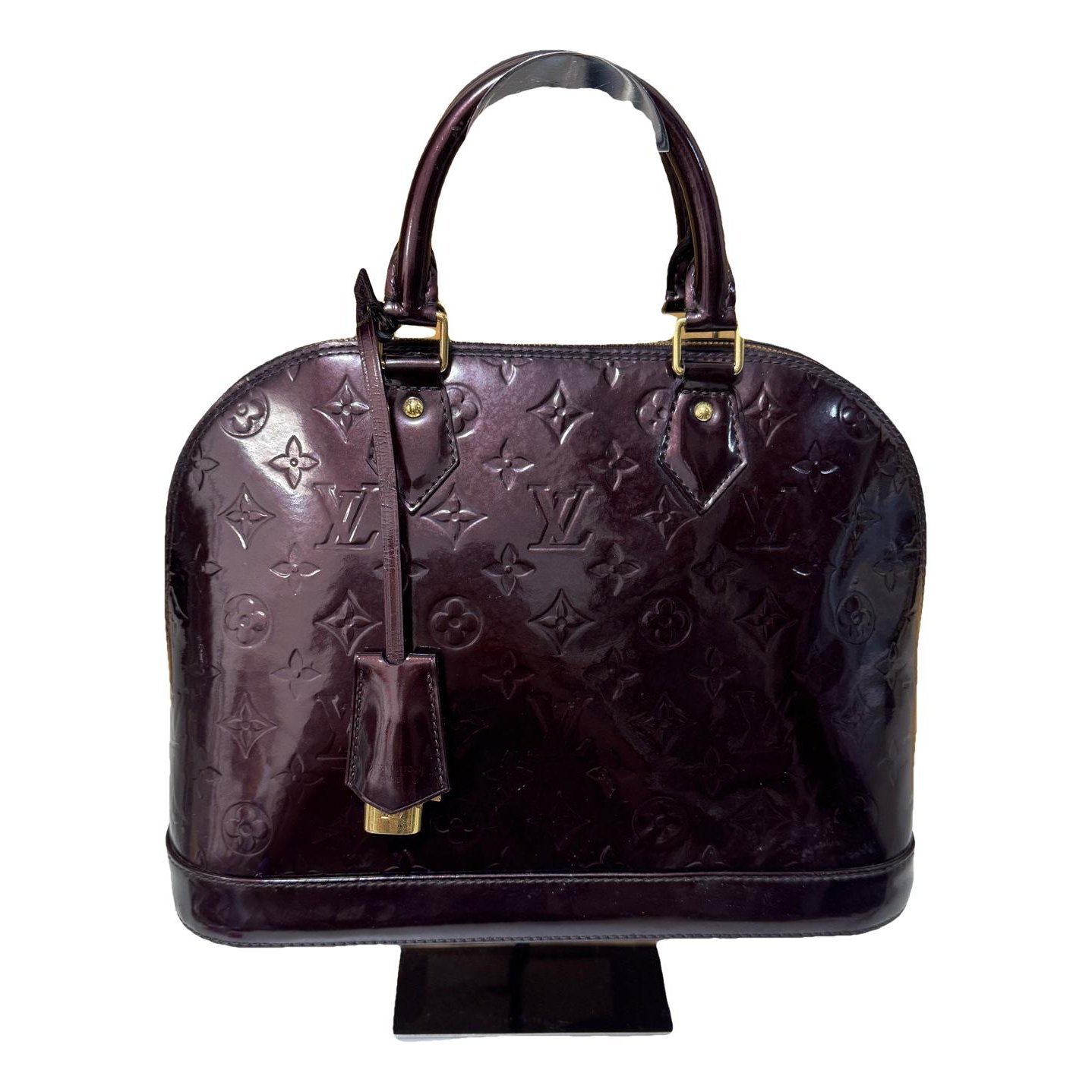 Alma patent leather handbag